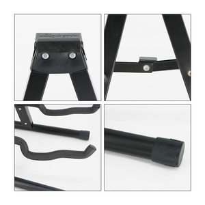 HEBIKUO J-40E Klappbarer Akustik- und E-Bass-Gitarrenständer Tragbarer Gitarrenständer - Product Image 3