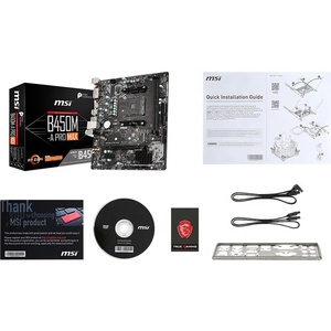 Venta al por mayor placa base PC ordenador doble canal <span class=keywords><strong>DDR4</strong></span> ranuras 64GB AMD AM4 placa base MSI B450M - A PRO MAX - Product Image 6
