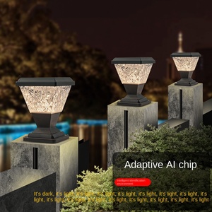 Encuentre un icono similar Decoración de alto brillo IP65 Lámpara de pilar de césped a prueba de agua Patio Luz de jardín solar LED eléctrica al aire libre - Product Image 6