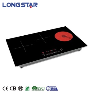 Usine vente chaude 2025 nouvelle maison commerciale de luxe multifonctionnelle 5500w cuisinière à <span class=keywords><strong>Induction</strong></span> intégrée à trois brûleurs table de cuisson à <span class=keywords><strong>Induction</strong></span> - Product Image 3
