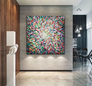 <span class=keywords><strong>Bouquet</strong></span> coloré <span class=keywords><strong>de</strong></span> <span class=keywords><strong>fleurs</strong></span>, <span class=keywords><strong>peinture</strong></span> à l'huile sur toile, grand paysage Floral, <span class=keywords><strong>peinture</strong></span> acrylique, Art mural <span class=keywords><strong>moderne</strong></span> - Product Image 2