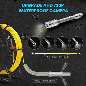 Camera Kiểm Tra Đường Ống IP68 Chống Nước 20M Thiết Kế Hoàn Hảo Chất Lượng Tuyệt Vời Bán Chạy Giá Nhà Máy - Product Image 2