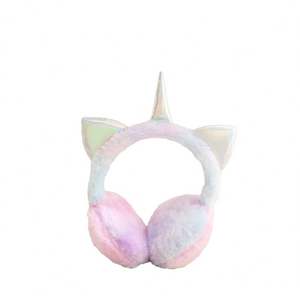 Vente en gros de <span class=keywords><strong>cache</strong></span>-oreilles chauffants à paillettes colorées <span class=keywords><strong>licorne</strong></span> mignon d'hiver <span class=keywords><strong>cache</strong></span>-oreilles de Noël pour enfants arc-en-ciel - Product Image 6