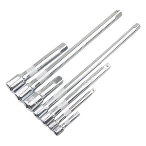 Juego de Barras de Extensión para Llaves de Vaso Oscilantes de Alta Calidad, 9 Piezas, 1/4", 3/8", 1/2", CRV, Universal, Doble Propósito - Product Image 2