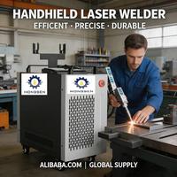 Mesin Las Laser Ringan Berpendingin Udara 1500W 4 in 1 Genggam untuk Pengelasan, Pemotongan, Pembersihan Raycus