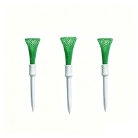 Vente directe d'usine, logo OEM personnalisé, tees de golf colorés en gros, tees de golf en plastique 83 mm/39 mm