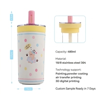 Bouteille d'eau en acier inoxydable avec revêtement en verre, 480 ml (16 oz), isotherme, goût pur, logo personnalisé, vente en gros, fournisseur d'usine en vrac, OEM