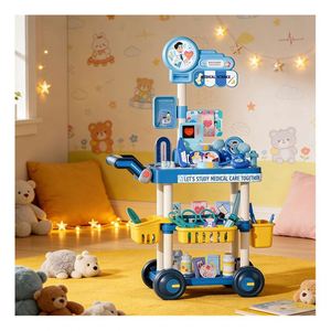 TOYSRUNNER ชุดของเล่นทางการแพทย์สำหรับเด็กพลาสติก ABS เครื่องมือแพทย์แกล้งทำเป็นเล่นโรงพยาบาลคลินิกการศึกษาบทบาทสมมุติการเรียนรู้ของขวัญ - Product Image 2