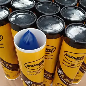 400g cartridge plastic tube car heavy duty truck bearig grease multi purpose MP3 NLGI3 blue high temperature lubricating grease