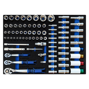 Chuyên Nghiệp 245 Pcs Cán Công Cụ Tủ Thiết Lập Cho Sửa Chữa Xe Hội Thảo Thiết Bị Bảo Bì-Cơ Khí Nhiệm Vụ Nặng Nề Công Cụ Tủ - Product Image 2