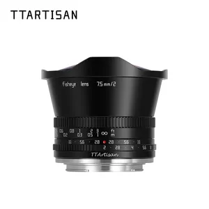 TT장인 어안 렌즈 7.5mm F2 APS-C 수동 초점 니콘 ZFC 소니 A7III A7S 캐논 EOS RF 렌즈 후지 XT3 XT4 M4/3