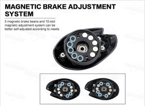 Moulinet de pêche à lancer Abu <span class=keywords><strong>Garcia</strong></span> MAX4 X 5BB 6.4:1, frein max. 6.8 kg, système de régulation magnétique, moulinet de pêche en eau douce et en eau salée - Product Image 2