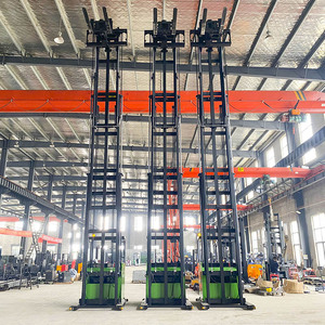 Chariot élévateur à trois voies 1,5T, hauteur de levage 9000 mm, entraînement Curtis, batterie au lithium, mât haute résistance, vue grand angle - Product Image 4