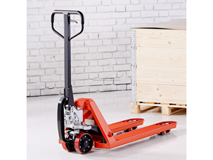 Chariot manuel compact à roues en caoutchouc/acier avec noyau en nylon/aluminium 2/3/5T, fonctionnement léger pour le déplacement de marchandises dans les entrepôts de vente au détail - Product Image 2