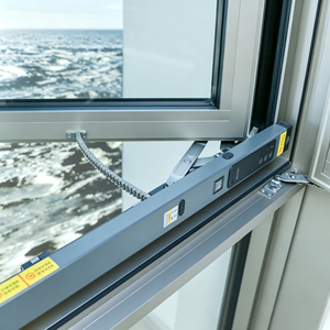 Fenêtre coulissante en aluminium sur mesure OEM/ODM, cadre thermolaqué, isolation phonique, pour villa, vente en gros - Product Image 3