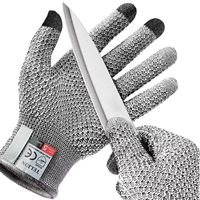 Gants de découpe de poisson à motif ananas, résistants aux coupures, antidérapants et résistants à l'abrasion, 5 niveaux de protection, qualité alimentaire, pour la boucherie manuelle