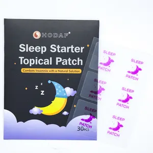 Plester bantuan tidur Melatonin untuk meningkatkan kualitas tidur dan penghilang stres stiker promosi tidur