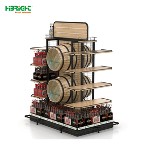 Gondole de présentation créative Highbright avec étagères multi-niveaux pour les zones de vin et de promotion - Product Image 4