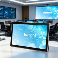 Écran tactile PCAP ultra-fin en promotion, moniteur industriel multi-touch sans bordure, panneau frontal étanche IP65, OEM ODM