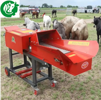 Nouvelle machine agricole Emperor, petite, automatique, haute efficacité, faible coût, pour la transformation d'aliments pour animaux, hacheuse d'ensilage et de herbe