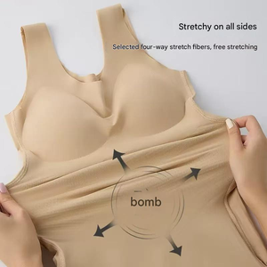 ชุดกระชับสัดส่วนแบบเต็มตัว กระชับหน้าท้อง เอวสูง ไซส์ใหญ่  ตกแต่งด้วยลูกปัด ลูกไม้ ขนนก  เป็นมิตรกับสิ่งแวดล้อม ขายส่ง - Product Image 2