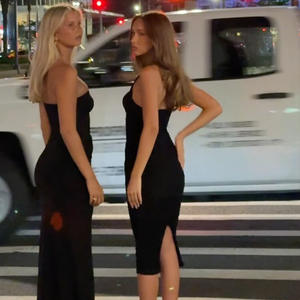 2025 Ladies Sexy Maxi <b>Dresses</b> Summer Women <b>Party</b> <b>Dress</b> Deep V Neck Halter Backless <b>Dress</b> <b>Long</b> - Product Image 4