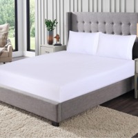 Vente en gros de draps doubles souples literie d'hôtel série 1800 draps en polyester de qualité supérieure lot de draps de lit