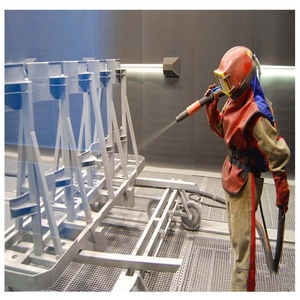 Salle de sablage/cabine de soufflage de sable avec abrasif automatique système de récupération - Product Image 3