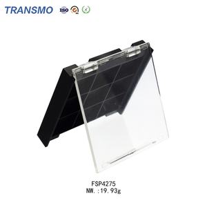 Boîtier de fard à paupières en gros, 9 compartiments, personnalisé, vide, en plastique, 9 couleurs, avec couvercle transparent, palette de fard à paupières avec logo personnalisé - Product Image 4