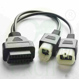 CNCH 16Way OBDll 1 bis <span class=keywords><strong>2</strong></span> Verbindungs kabel für Honda Motorrad OBD 16-polig bis 4-polig 6-polig Kabelbaum - Product Image 2