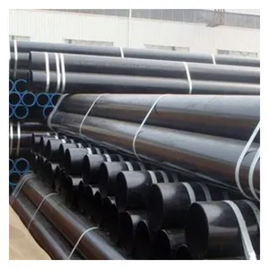 Astm A106 Gr.B / Api 5l Sch40 / Sch80 / Sch160 Black Painting Seamless Carbon Steel Pipe Manufacturer