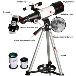Kính thiên văn khúc xạ thiên văn một mắt f40070m cho trẻ em người mới bắt đầu bao gồm túi đựng & Bộ chuyển đổi điện thoại Kính thiên văn ngoài trời - Product Image 2