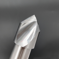 Fraise à chanfreiner en carbure monobloc de haute précision, outil de chanfreinage en carbure de tungstène pour le perçage de métaux en acier inoxydable CNC