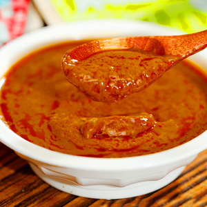 Salsa picante halal para hot pot en tazón de 160 g, sabor a pasta de sésamo picante, lista para comer, perfecta para uso doméstico y catering. - Product Image 4