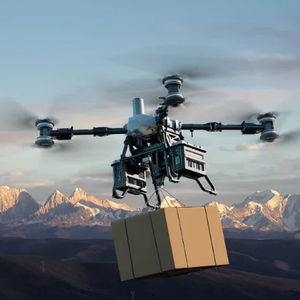 Drone de livraison commercial Flycart 100, charge utile de 80 kg, télécommande, moteur sans balais 2 km, système de sécurité intelligent - Product Image 6