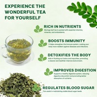 Té de Flor de Moringa para el Cuidado de la Salud Femenina, Efectivo para un Vientre Plano, Producto de Belleza con Moringa