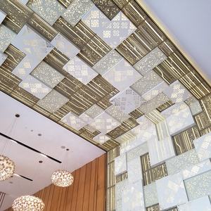 Pannello per facciate in alluminio perforato con <span class=keywords><strong>taglio</strong></span> <span class=keywords><strong>Laser</strong></span>, per pareti Decorative interne, per applicazioni di Hotel e centri commerciali all'aperto - Product Image 6