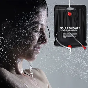 Bolsa de <span class=keywords><strong>Ducha</strong></span> <span class=keywords><strong>Solar</strong></span> de PVC de 20L, OEM, para Calentar Agua al Aire Libre, para Camping, con Absorción de Calor - Product Image 2