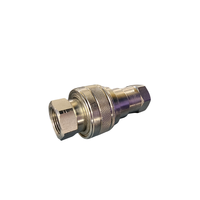 Raccord rapide hydraulique Naiwo 3/8" NPT mâle-femelle ISO7241-B, accouplement rapide à clapet pour excavatrice