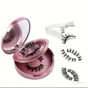 HQ Mixed Proc Discount <b>Magnetic</b> Eye Lashes 2 Pairs Set with Applicator No Eeed Glue <b>Magnetic</b> Eye Lashes Natural Look - Product Image 3