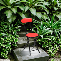 Chaise de jardin pliable miniature portable pour la plage, le restaurant, l'ameublement extérieur