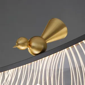 D7562 Moderne Kroonluchter Luxe Verlichting Eetkamer Artistieke Plafond Hangende Verlichting