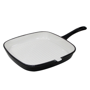 Nhà nghỉ vuông gang nướng PAN Frying Pan <span class=keywords><strong>griddle</strong></span> không dính Bếp đầu nướng gang Chảo bít tết sọc Pan - Product Image 2