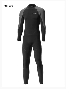 1.5mm combinaison à manches longues une pièce combinaison hommes chaud crème solaire hiver maillot de bain <span class=keywords><strong>Surf</strong></span> costume méduse vêtements usine - Product Image 2