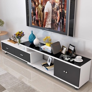 <span class=keywords><strong>Table</strong></span> <span class=keywords><strong>d</strong></span>'<span class=keywords><strong>appoint</strong></span> moderne avec plateau en verre rétractable, en panneaux de fibres de bois de densité moyenne haute brillance, pour salon, <span class=keywords><strong>table</strong></span> basse tendance - Product Image 4