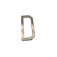 Boucles d'anneau en D en alliage de zinc de 50mm de vente directe d'usine, boucles de bandoulière-accessoires de sac