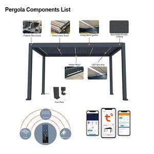 Cocina Exterior Personalizada <span class=keywords><strong>de</strong></span> Acero Inoxidable con Gazebo <span class=keywords><strong>de</strong></span> Aluminio, Resistente a la Humedad, en Colores Fríos, <span class=keywords><strong>Isla</strong></span> <span class=keywords><strong>de</strong></span> Cocina para Jardín con Barbacoa - Product Image 5