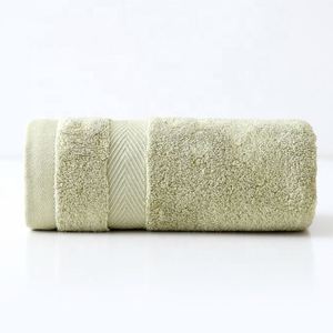 Serviettes pour bébé nouveau-né en coton éponge doux en fibres de bambou de couleur unie - Product Image 4