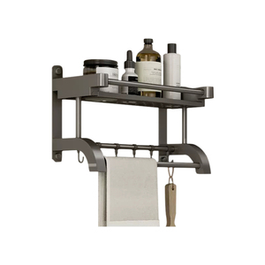 Ba tầng treo tường phòng tắm Kệ miễn phí khoan lưu trữ giá tường phòng tắm vòi hoa sen kệ - Product Image 2