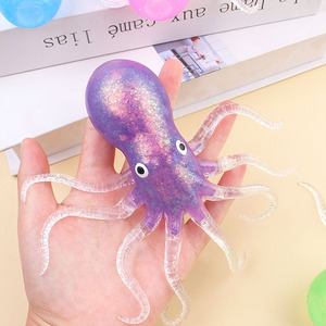Jouets Squishy pour la Classe : Cadeaux Garçons Filles, Poulpe Calamar, Jouets Sensoriels Anti-Stress, Balles à Presser pour l'Autisme - Product Image 1